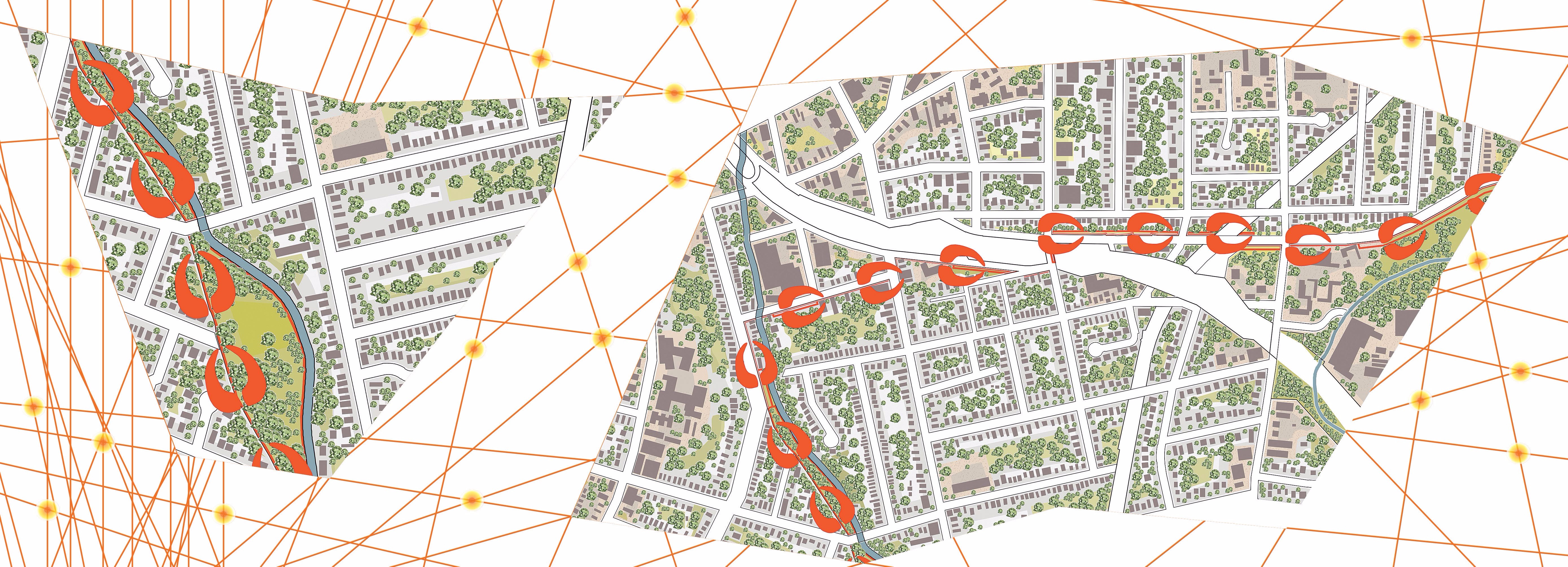 Area Map of Greenway through Bloomfield